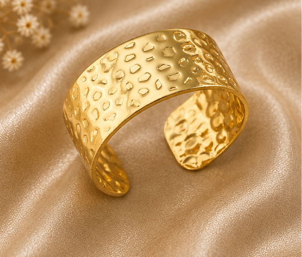Celestial Star & Beaded Band Adjustable Ring | MPS & Co.