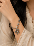 925 Silver Medallion Charm Multi-Strand Bracelet | MPS & Co.