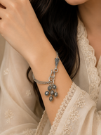 925 Silver Medallion Charm Multi-Strand Bracelet | MPS & Co.