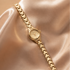 Gold Minimalist Link Bracelet Watch | MPS & Co.
