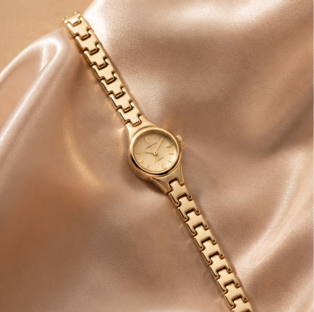 Gold Minimalist Link Bracelet Watch | MPS & Co.
