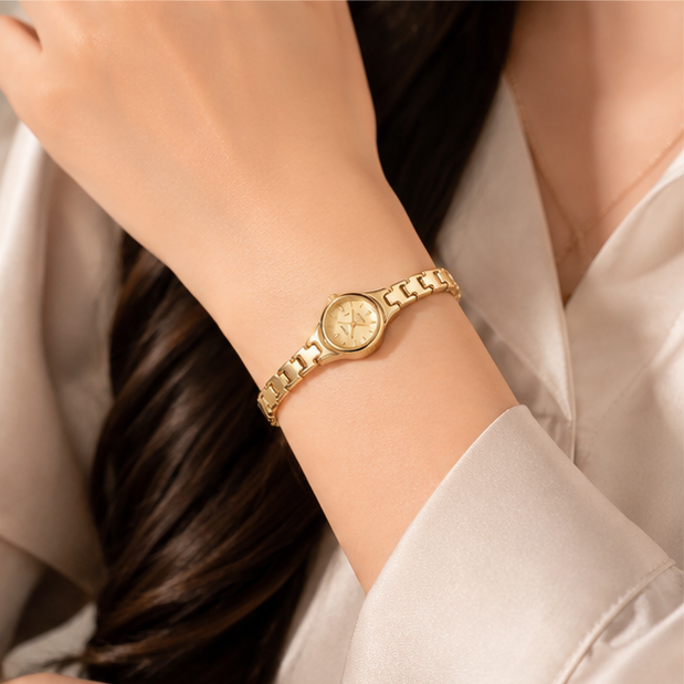 Gold Minimalist Link Bracelet Watch | MPS & Co.