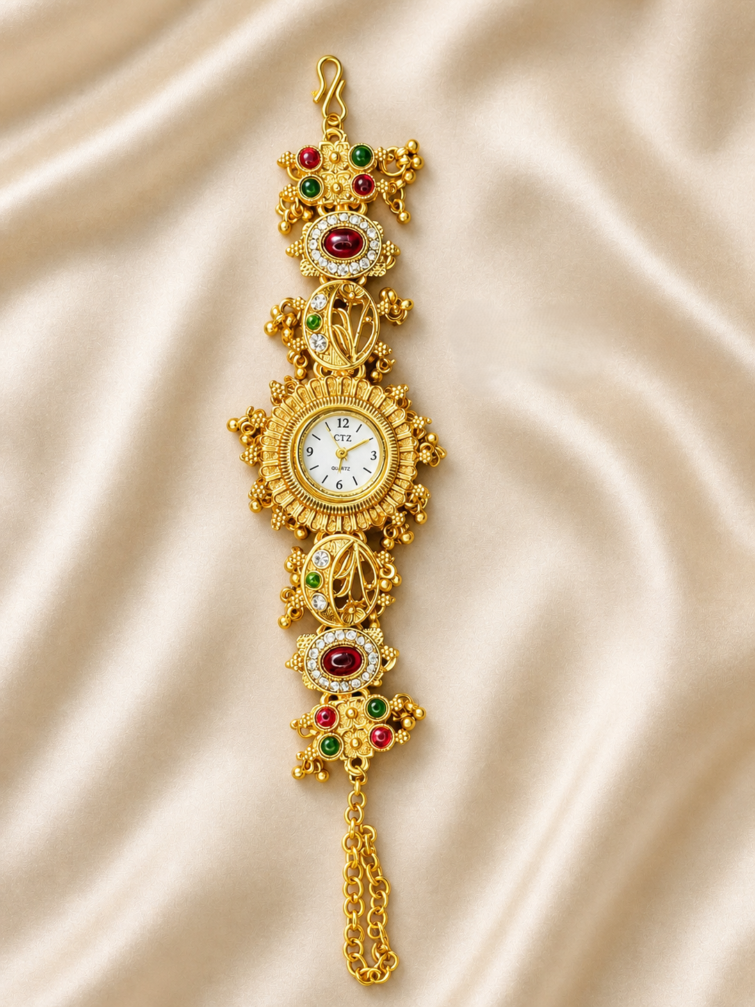Ethnic Floral Wheel Bracelet Watch | MPS & Co.