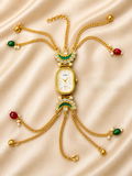 Crescent Motif Multi-Chain Bracelet Watch | MPS & Co.